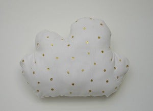 Image of cojin nube grandota algodón y purpurina