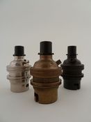 Image of metal | lightbulb holder | BC | standard bayonet