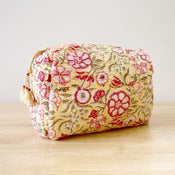 Image of Anokhi Cotton Makeup Cosmetic Bag