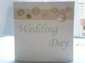 Image of Handmade 'Wedding Day' Card