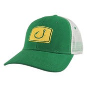 Image of Iconic Fishing Trucker Hat - Green & White