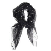 Image of Gold Polka-Dot Scarf