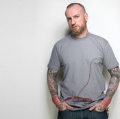 Image of Slate Gray Mens TShirt - French Pet Lobster