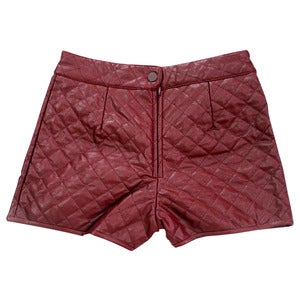 Image of Wren. - Heritage Quilted Shorts in Oxblood