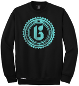 Image of "ROYAL ICON" Crew Sweatshirt | Black