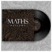 Image of DK005: Maths - Descent 12" LP - 2nd Press - Black Vinyl w/ Screened Covers - Brown /75