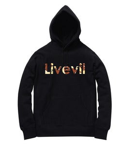 Image of Camo Pull Over - Black