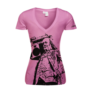 Image of Women's Ben Jammin' - Deep V (Pink)
