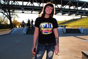 Image of Skyscraper Stereo T-Shirt: Chili Dawg!