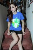 Image of Joey Blue T-Shirt: Martini