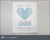 Image of "You Are So Loved" (Heart)
