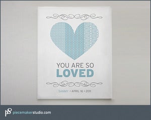 Image of "You Are So Loved" (Heart)