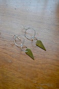 Image of Double Hoop and Spear Earrings