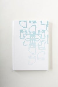 Image of indigo dye letterpress NOTEBOOK -- #3