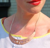 Copper Crescent Cuff Necklaces--Metal Musings 