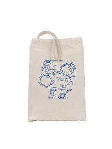 Image of Time for Tea Lunch bag - recycled cotton
