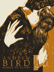 Image of Andrew Bird Hands of Glory Tour Poster // 18x24