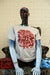 Image of Solver "Alfabeto" Burgundy/Flesh on Grey