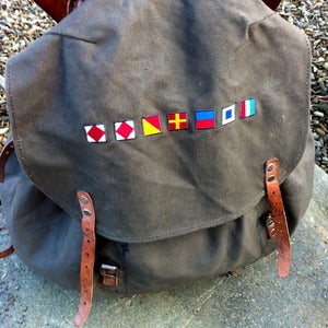 Image of utility rucksack fforest nautical flags