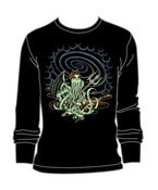Image of Lady Cthulhu Thermal Shirt in Black