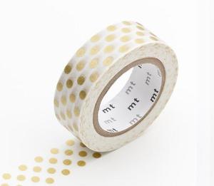 Image of Gold Dot Washi Tape