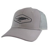 Image of Fly Fishing Trucker Hat - Grey