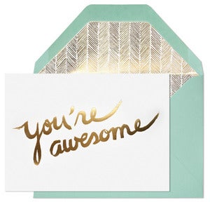 Image of You're Awesome card