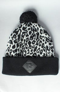 Image of Leopard B Beanie Black