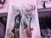 Image of COMMISSION: PAINTED 8.5x11