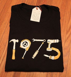 Image of 1975 ToolTime fundraiser shirt