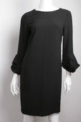 Image of Black Wool Dress