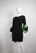 Image of Black & Light Green Dress