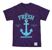 Image of SOCIAL CLUB PURPLE TEE