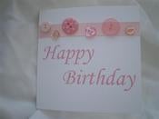 Image of Handmade 'Happy Birthday' Card