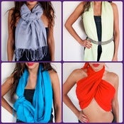 Image of Pashmina Scarves -Different Colors Available 