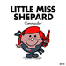 Image of “Little Miss Shepard” - Grey Marle, White & Oyster Grey women's tee