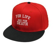 Image of FOR LIFE RED SNAPBACK
