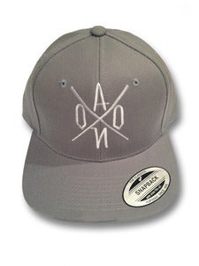 Image of Grey AONO Embroidered Snapback