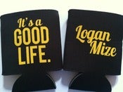 Image of Good Life - Koozie (Black w/ Gold)