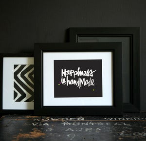Image of HAPPINESS IS HANDMADE print