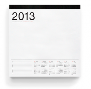 Image of SMART DECK CALENDAR PAD