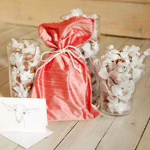 Image of Hand-sewn Gift Satchel (festive)