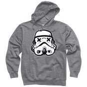 Image of Grey pullover hoodie SLOTH TROOPER