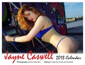 Image of Jayne Caswell 2013 Calendar from Treats and Threads- Rockabilly, Bikini and Pin up images