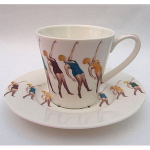 Image of Alice Mara: Swimmer Cup and Saucer