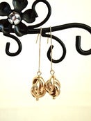 Image of Gold Hanging Earrings