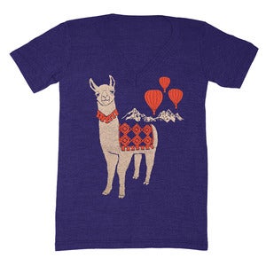 Image of Llama V-neck