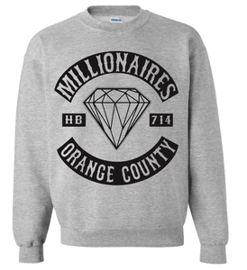 Image of Millionaires "OC Club" Grey Crewneck
