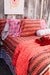 Image of Red Medium Floral Pillowcase
