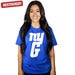 Image of nyg royal blue tee (UNISEX)
